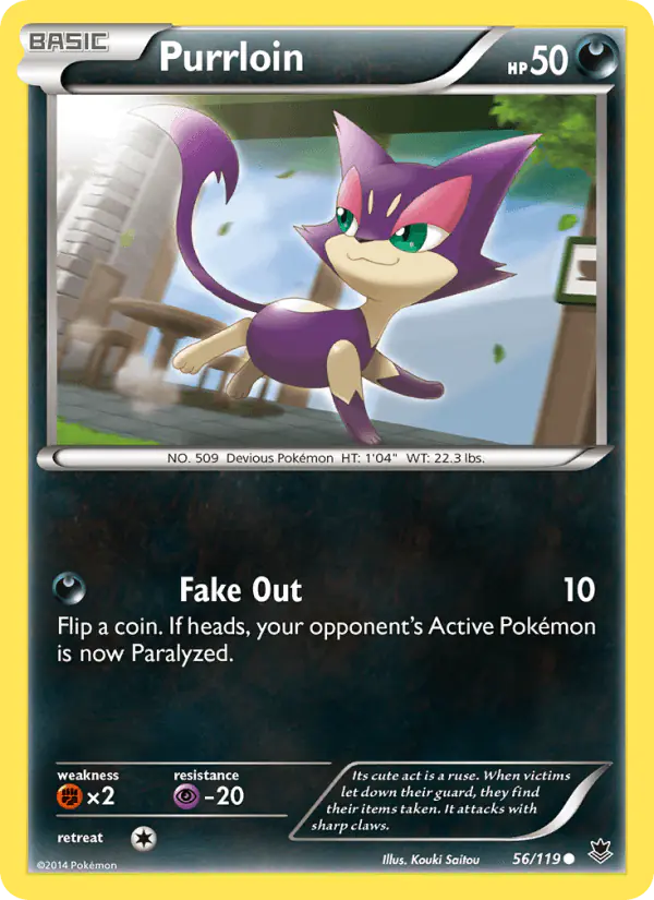 Carta Purrloin 56/119 de Phantom Forces