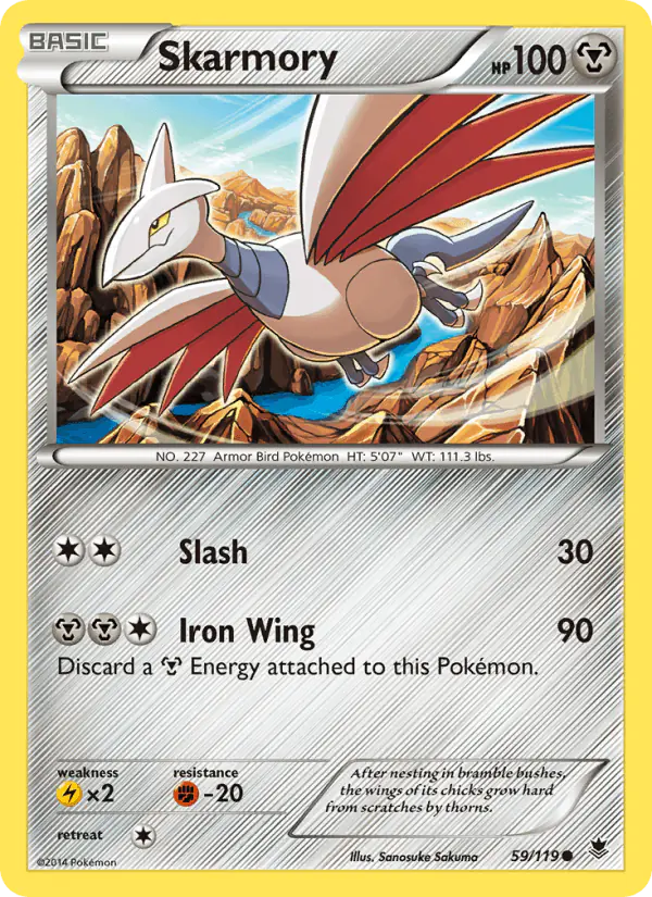 Carta Skarmory 59/119 de Phantom Forces