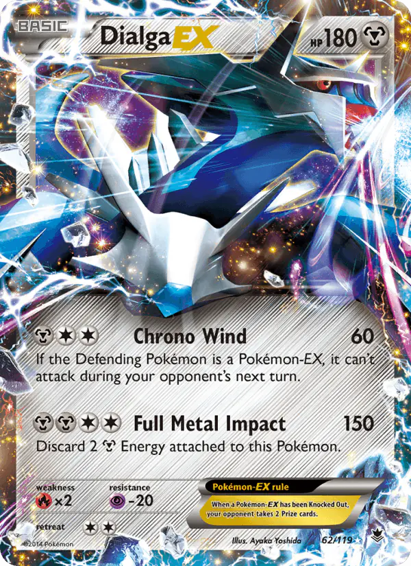 Carta Dialga EX 62/119 de Phantom Forces
