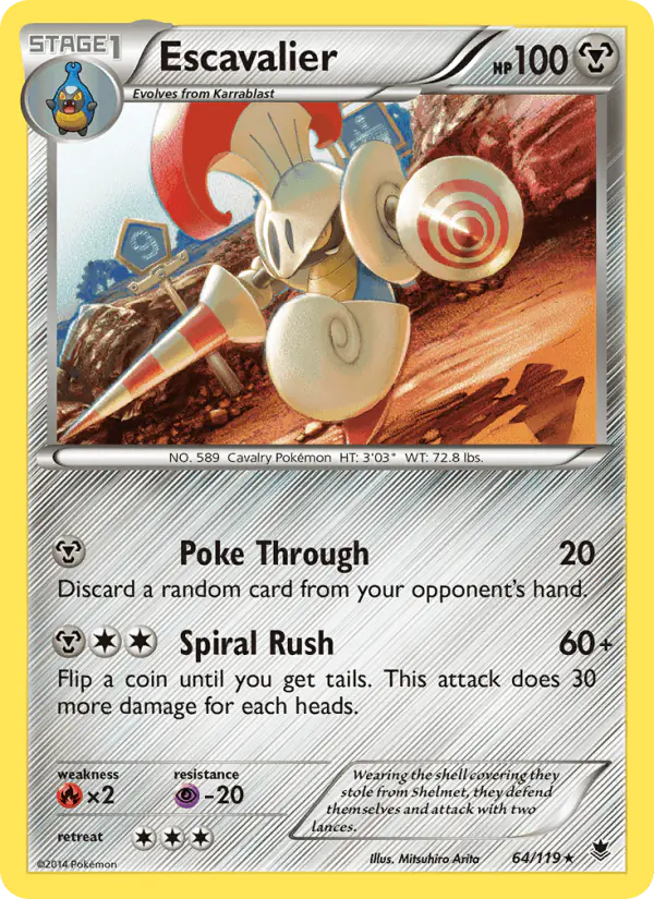 Carta Escavalier 64/119 de Phantom Forces