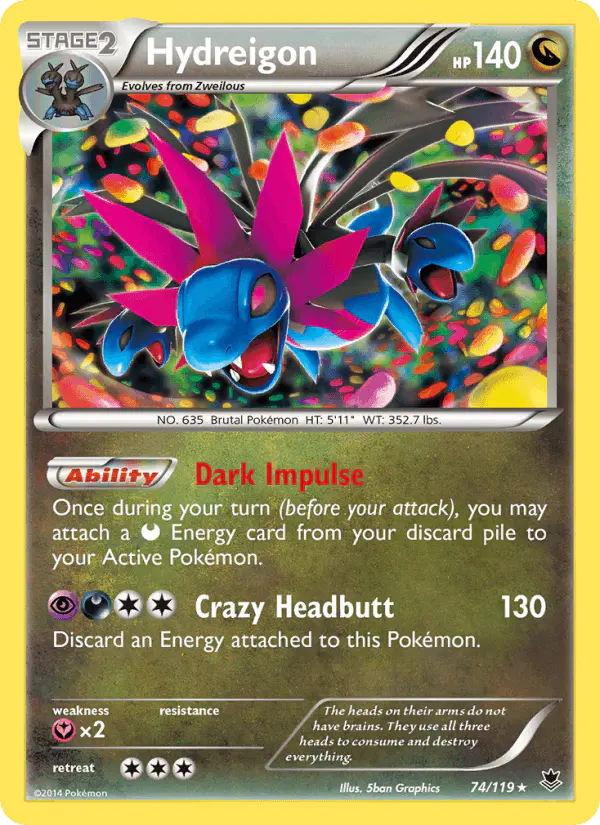 Carta Hydreigon 74/119 de Phantom Forces