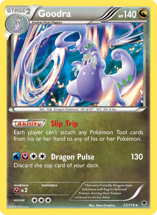 Carta Goodra 77/119 de Phantom Forces