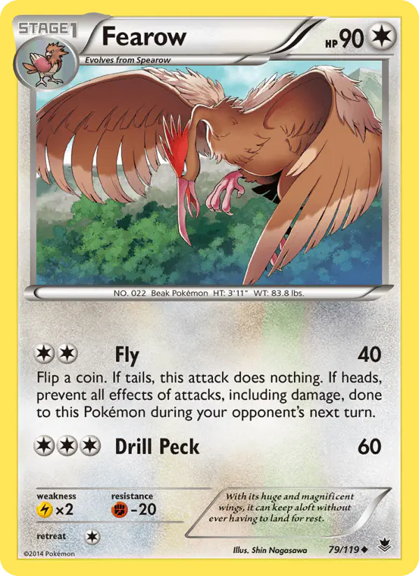 Carta Fearow 79/119 de Phantom Forces