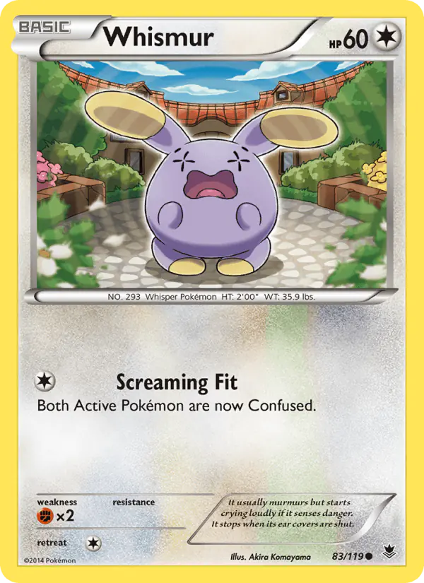Carta Whismur 83/119 de Phantom Forces