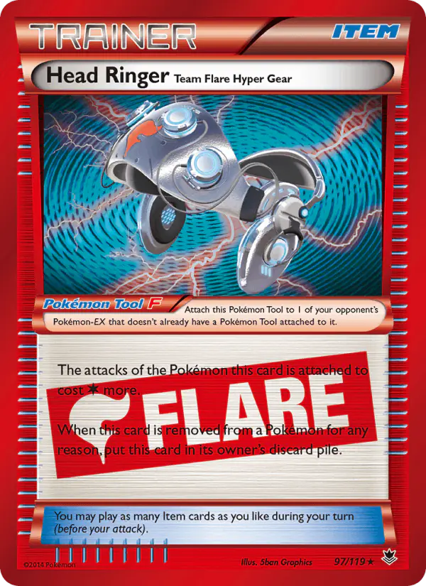 Carta Head Ringer Team Flare Hyper Gear 97/119 de Phantom Forces