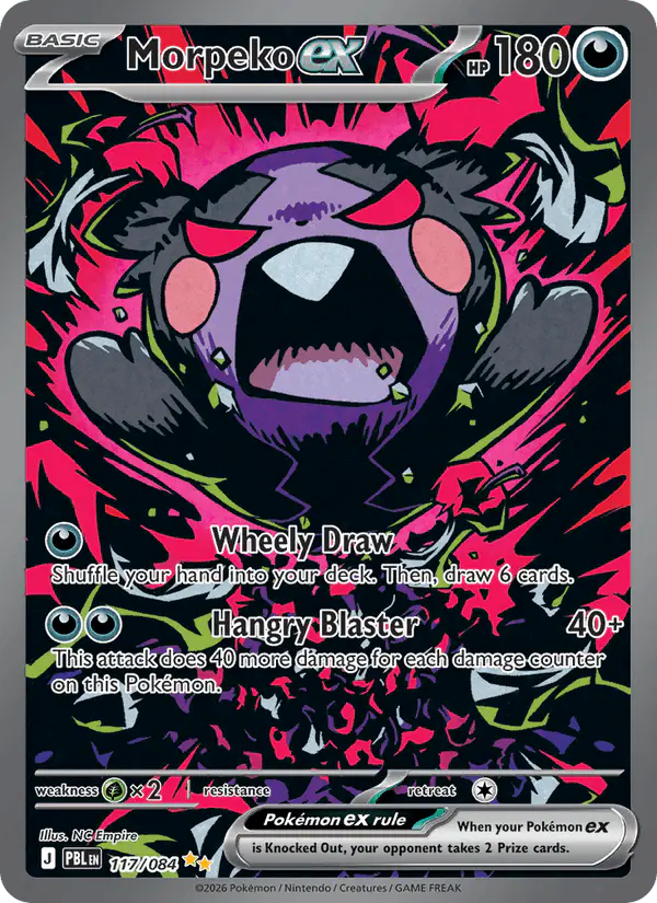 Carta Morpeko ex 117/084 de Pitch Black