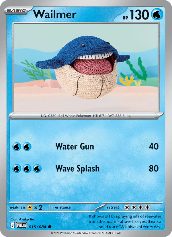 Carta Wailmer 015/084 de Pitch Black