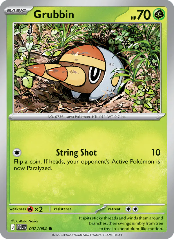 Carta Grubbin 002/084 de Pitch Black