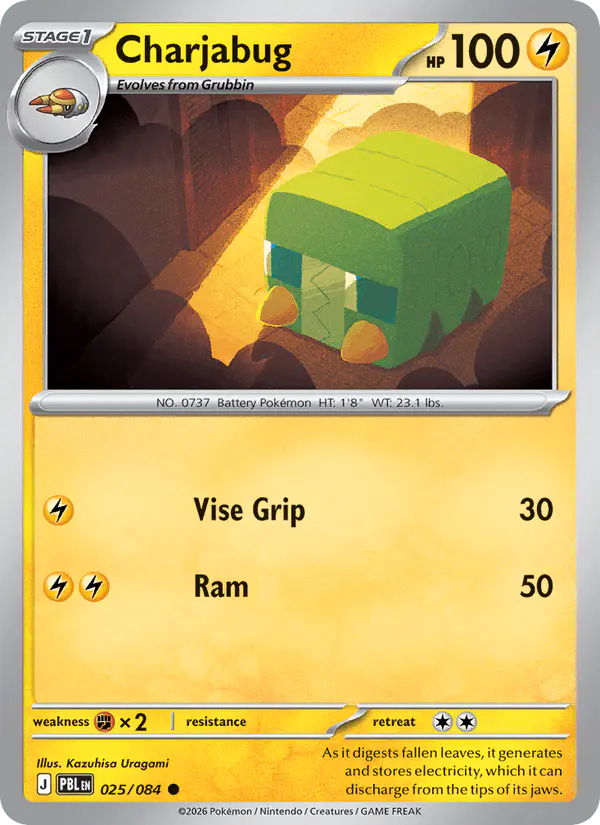 Carta Charjabug 025/084 de Pitch Black