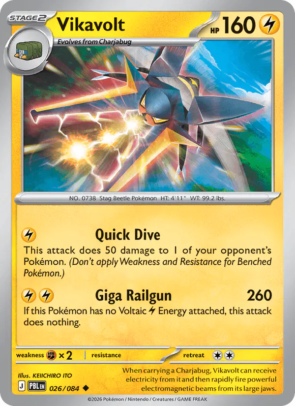 Carta Vikavolt 026/084 de Pitch Black