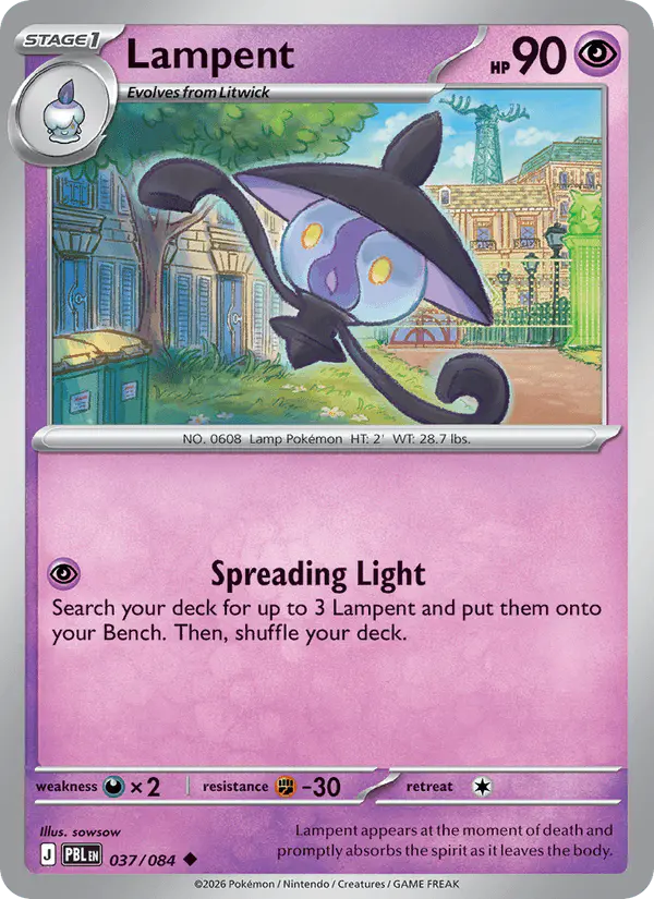 Carta Lampent 037/084 de Pitch Black