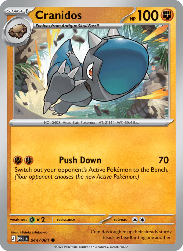 Carta Cranidos 044/084 de Pitch Black