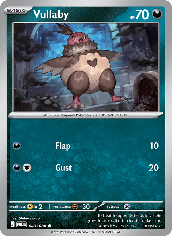 Carta Vullaby 049/084 de Pitch Black