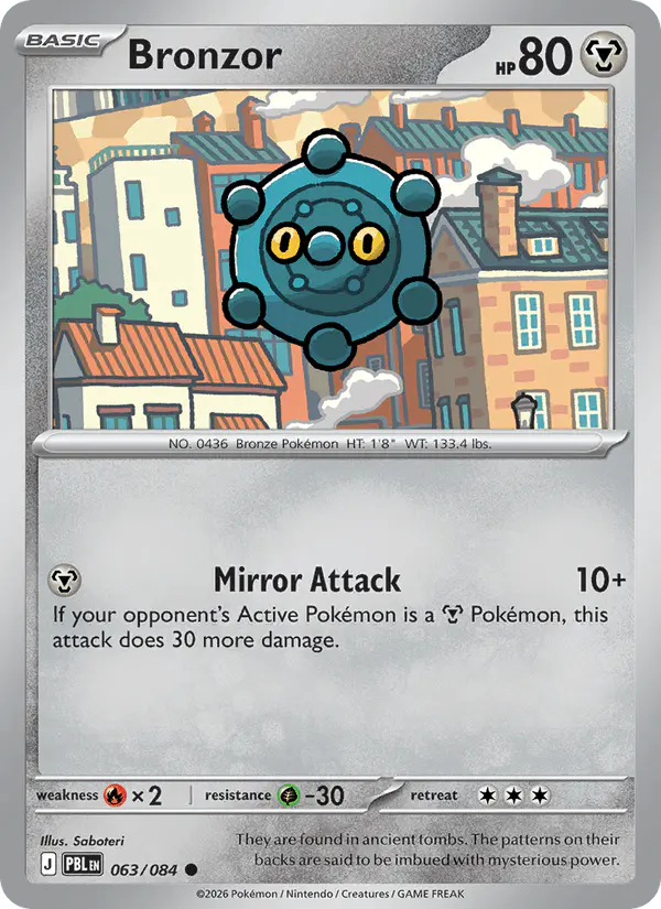 Carta Bronzor 063/084 de Pitch Black
