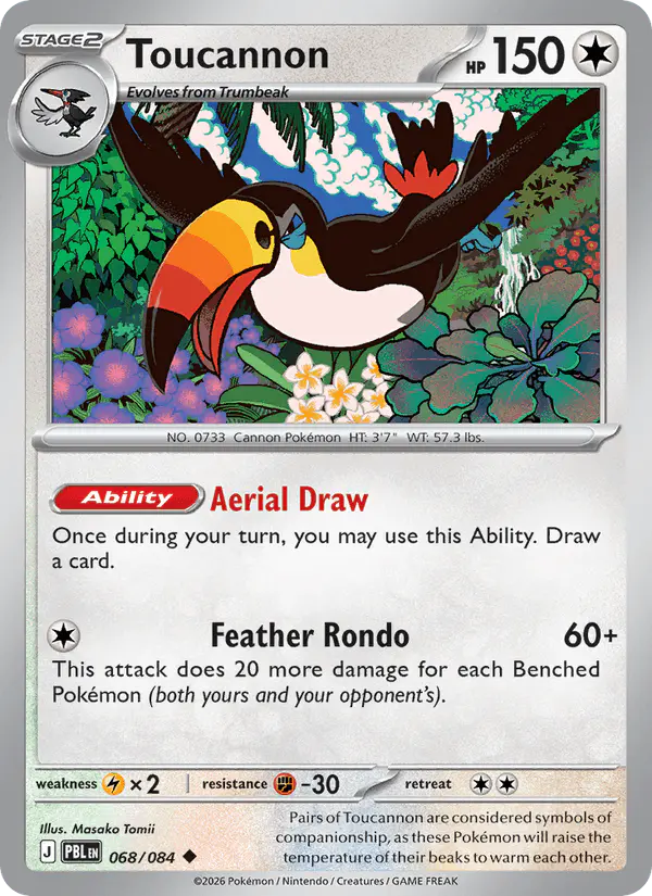 Carta Toucannon 068/084 de Pitch Black