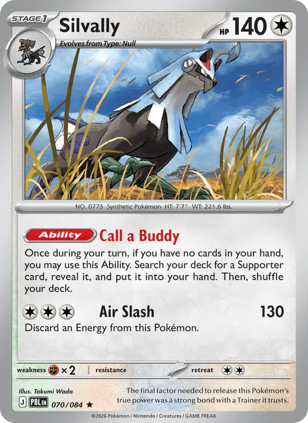 Carta Silvally 070/084 de Pitch Black