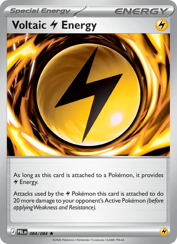 Carta Voltaic Lightning Energy 084/084 de Pitch Black