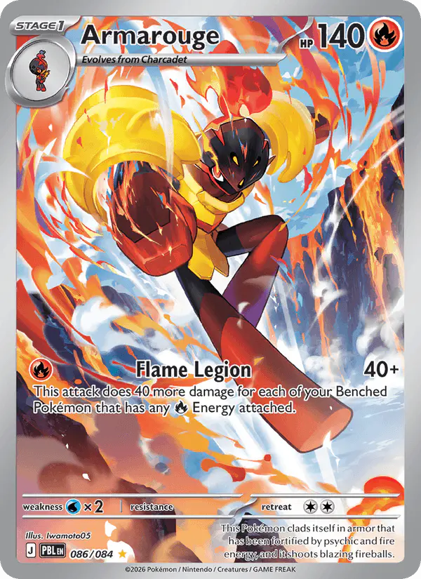 Carta Armarouge 086/084 de Pitch Black