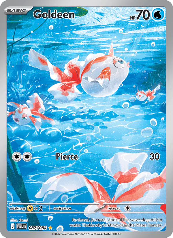 Carta Goldeen 087/084 de Pitch Black