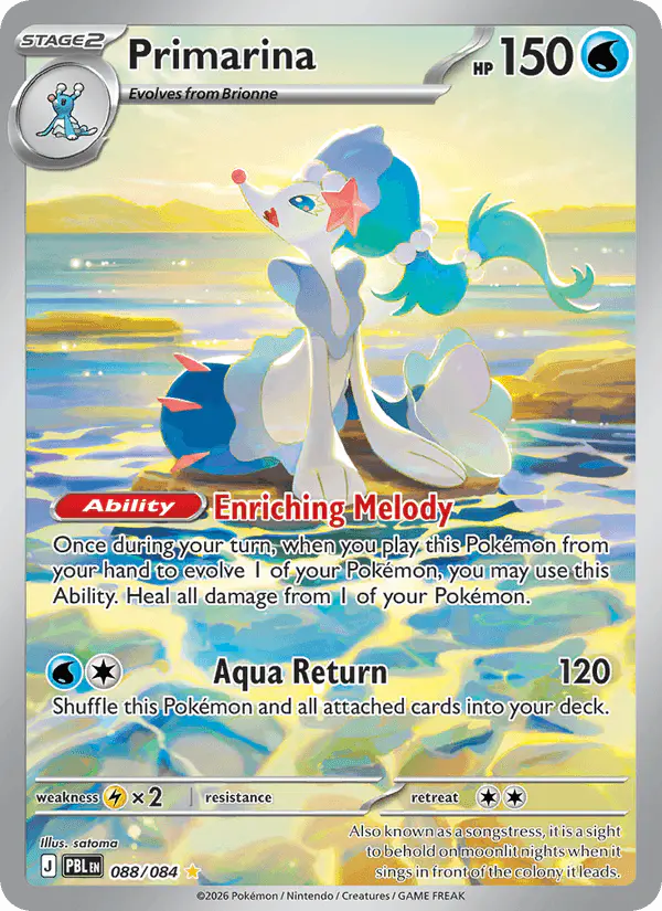Carta Primarina 088/084 de Pitch Black