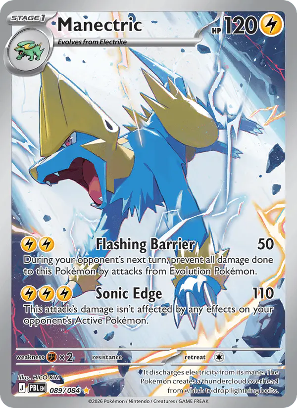 Carta Manectric 089/084 de Pitch Black