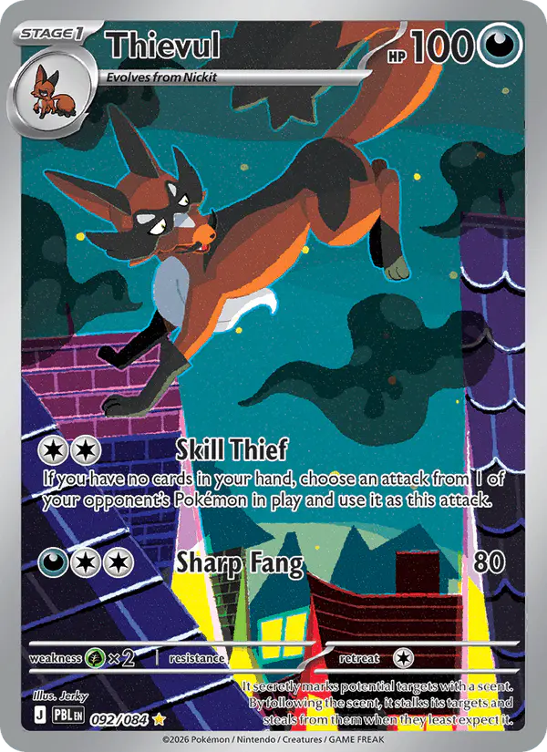 Carta Thievul 092/084 de Pitch Black
