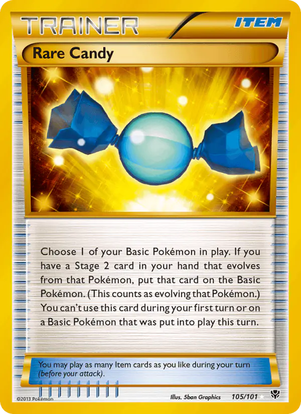 Carta Rare Candy 105/101 de Plasma Blast