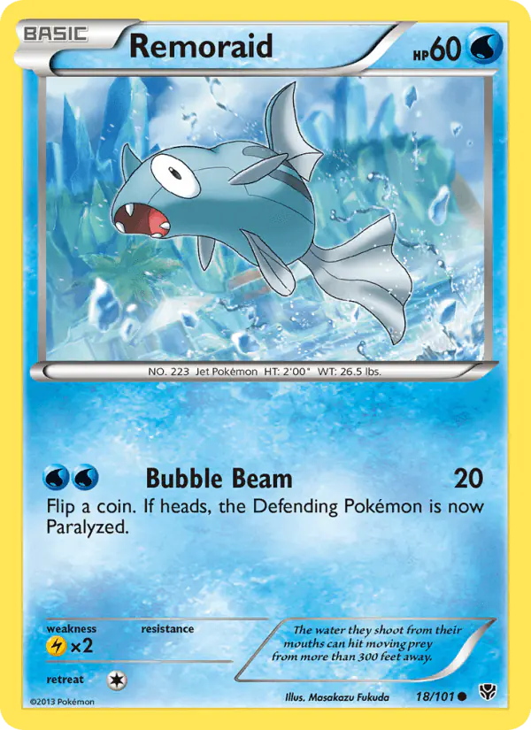 Carta Remoraid 18/101 de Plasma Blast