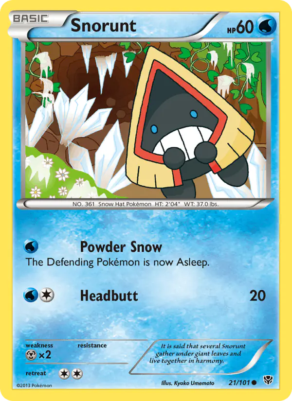 Carta Snorunt 21/101 de Plasma Blast