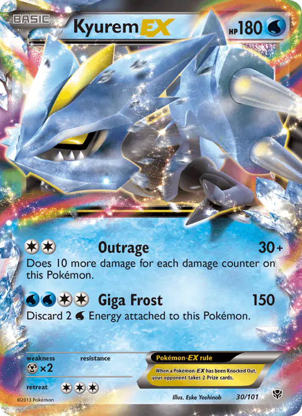 Carta Kyurem-EX 30/101 de Plasma Blast