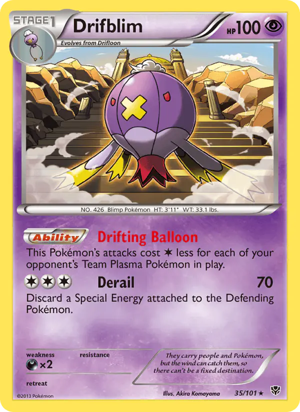 Carta Drifblim 35/101 de Plasma Blast