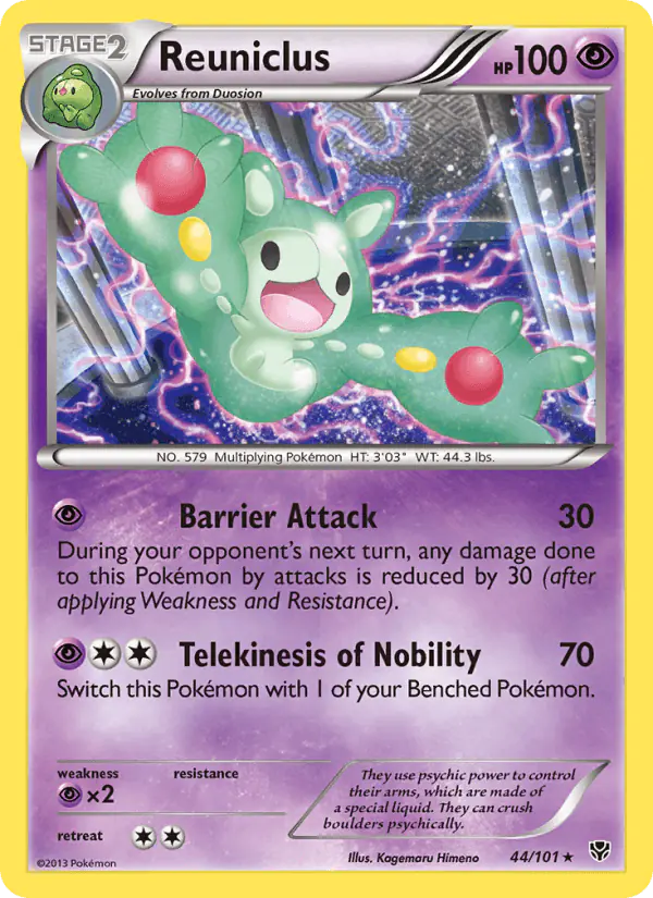 Carta Reuniclus 44/101 de Plasma Blast
