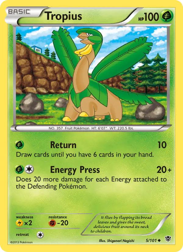Carta Tropius 5/101 de Plasma Blast