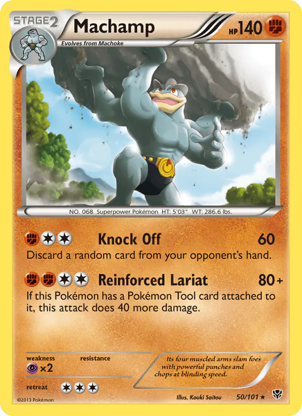 Carta Machamp 50/101 de Plasma Blast