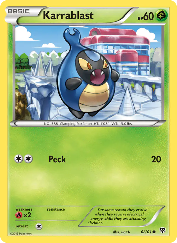 Carta Karrablast 6/101 de Plasma Blast
