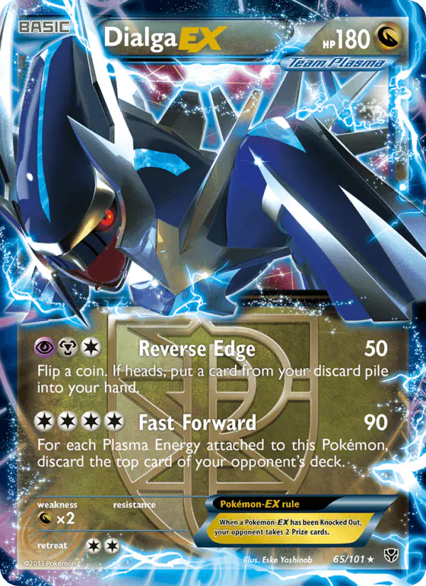 Carta Dialga-EX 65/101 de Plasma Blast