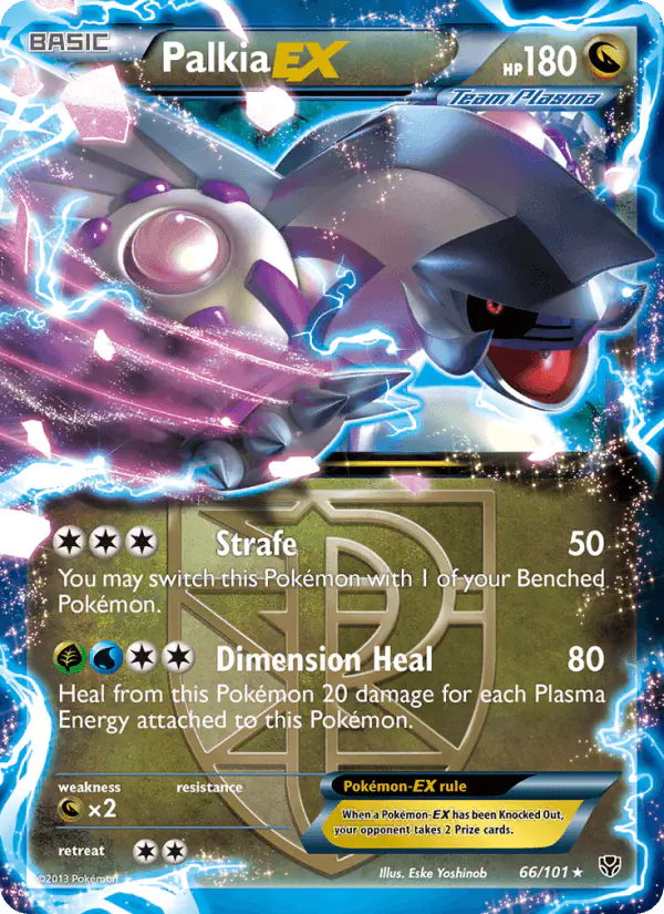 Carta Palkia-EX 66/101 de Plasma Blast