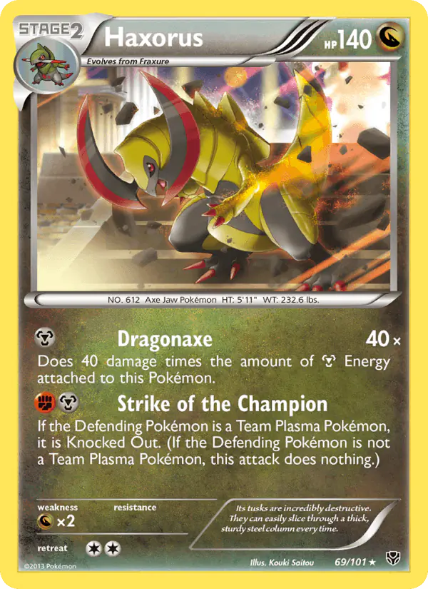 Carta Haxorus 69/101 de Plasma Blast