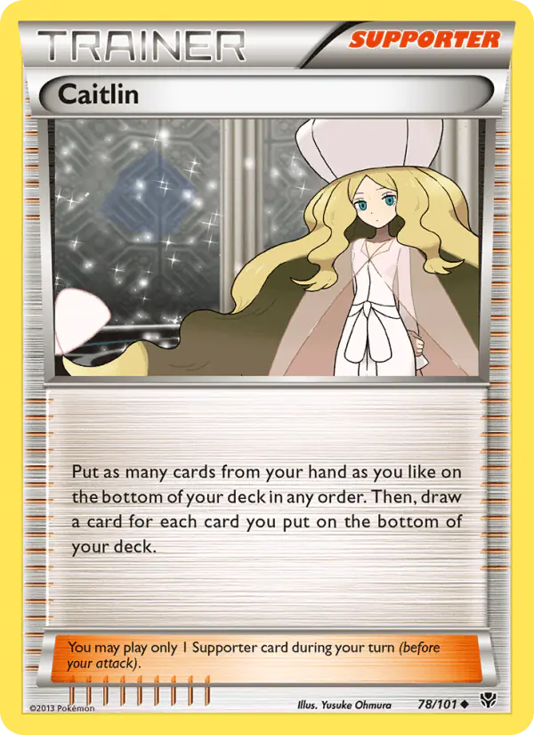 Carta Caitlin 78/101 de Plasma Blast