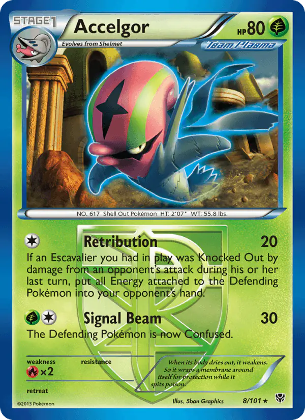 Carta Accelgor 8/101 de Plasma Blast