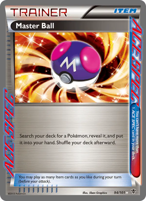 Carta Master Ball 94/101 de Plasma Blast