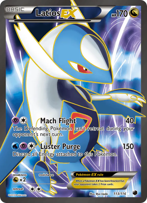 Carta Latios-EX 113/116 de Plasma Freeze