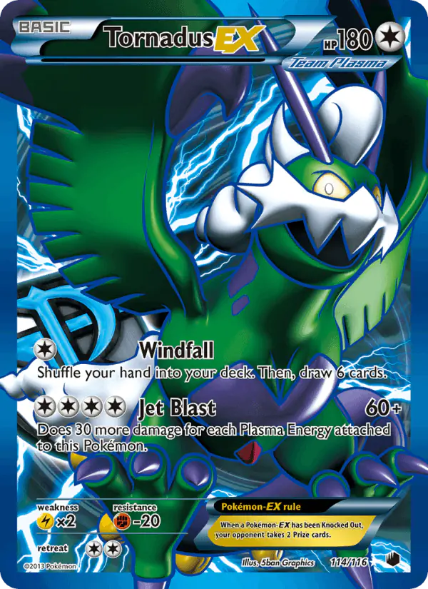 Carta Tornadus-EX 114/116 de Plasma Freeze