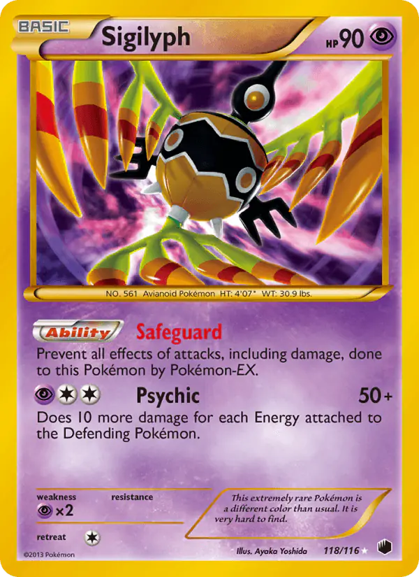 Carta Sigilyph 118/116 de Plasma Freeze