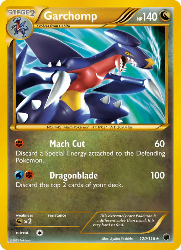 Carta Garchomp 120/116 de Plasma Freeze