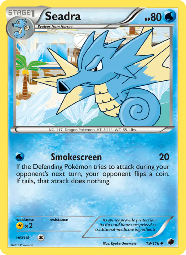 Carta Seadra 19/116 de Plasma Freeze