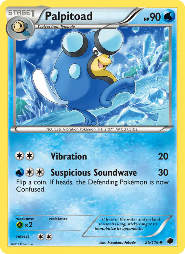 Carta Palpitoad 25/116 de Plasma Freeze