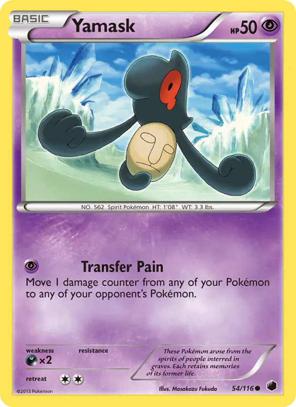 Carta Yamask 54/116 de Plasma Freeze