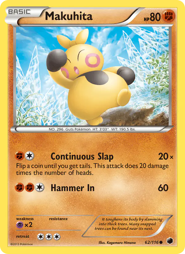 Carta Makuhita 62/116 de Plasma Freeze