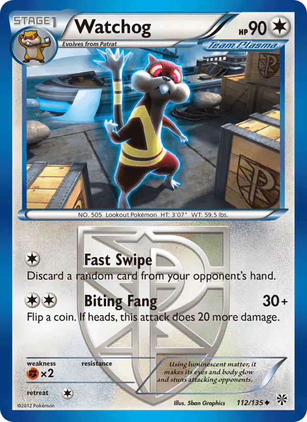Carta Watchog 112/135 de Plasma Storm
